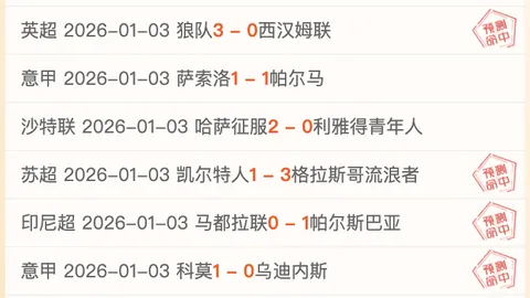 4日激战，低分对决！进球悬念与数据革新，谁将脱颖而出？